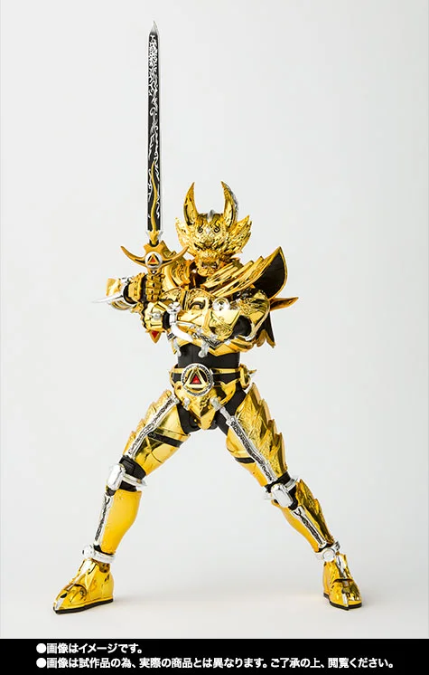 S.H.Figuarts(真骨彫製法)《牙狼 GARO》黃金騎士牙狼(冴島鋼牙)電鍍金色合金可動模型:旗艦工藝完全評測 細節特寫