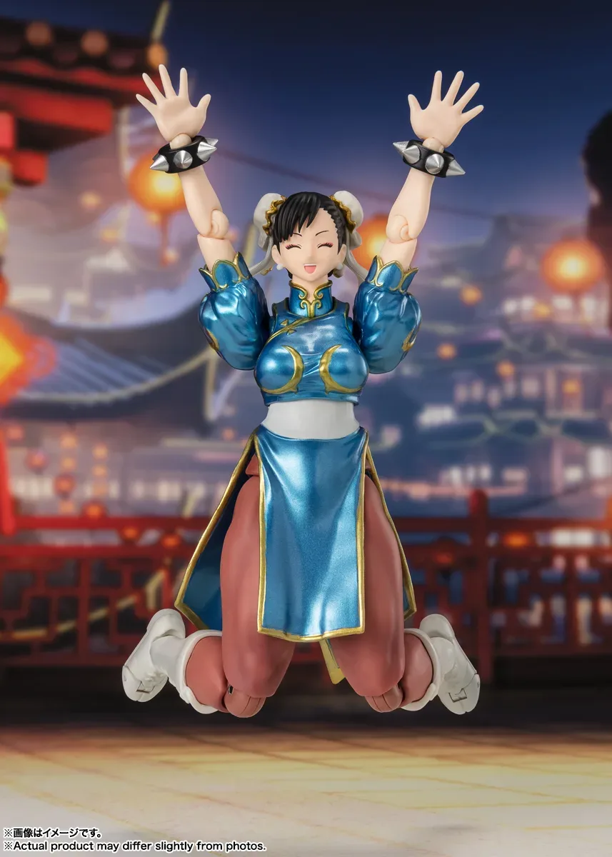 經典藍旗袍再現!BANDAI SPIRITS《快打旋風》S.H.Figuarts 春麗 -Outfit 2- 開放預購 細節特寫