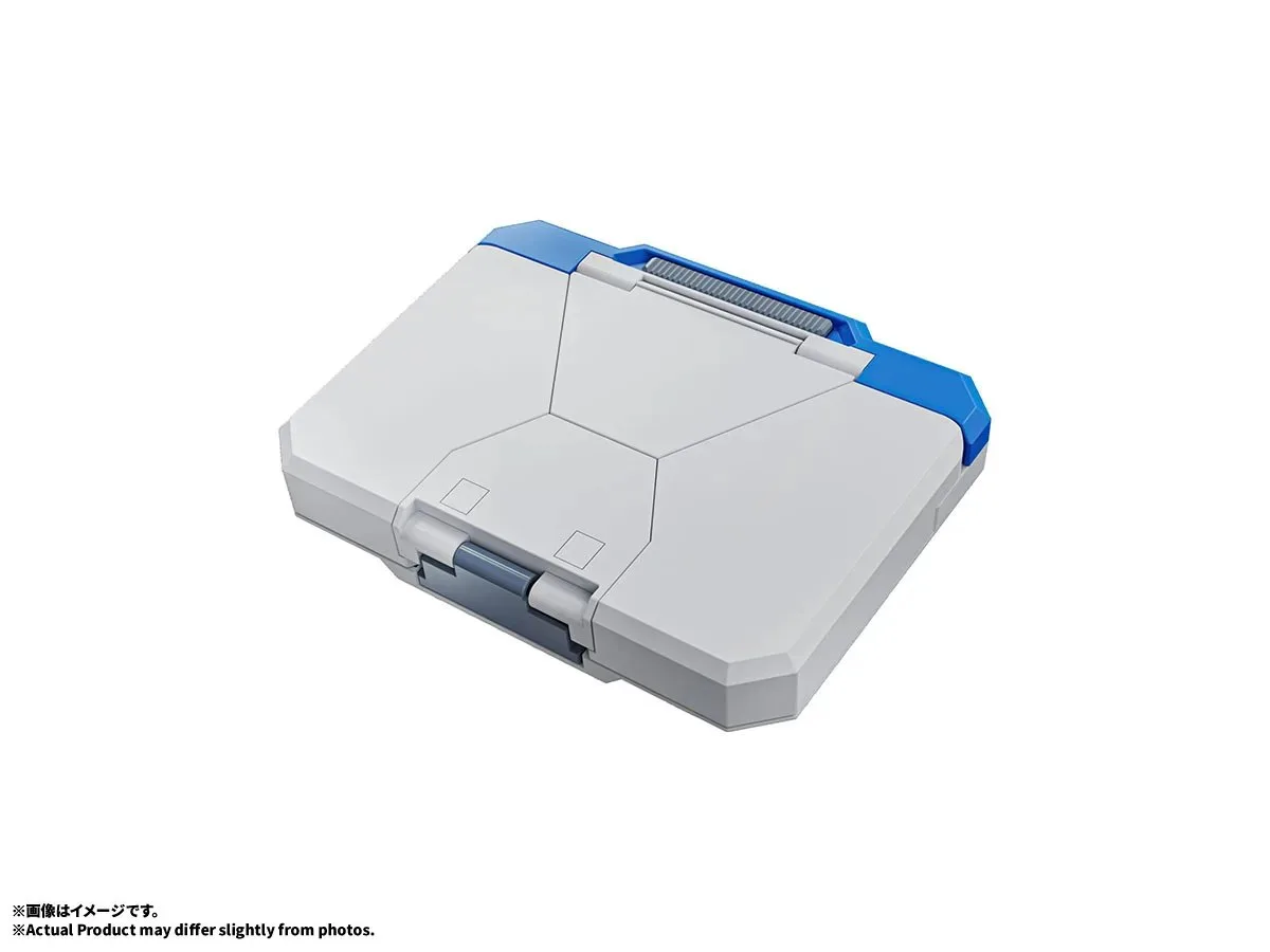 BANDAI SPIRITS《機動文具》自動變形名片盒標準配色!商務破冰的機關質感完成品