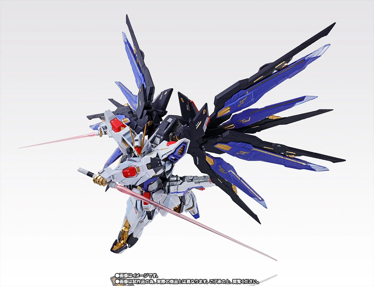 METAL BUILD 攻擊自由鋼彈 SOUL BLUE Ver.:旗艦工藝完全評測 細節特寫