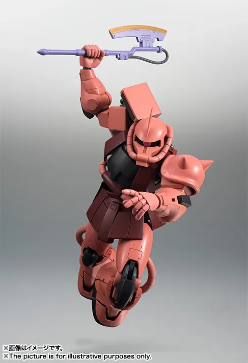 紅色彗星經典再臨！ROBOT魂 MS-06S 夏亞專用薩克 ver. A.N.I.M.E. 2027年4月發售 細節特寫