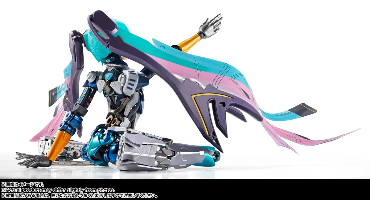 複合材質與合金骨架的機械歌姬!BANDAI SPIRITS「METAL BUILD 初音未來」2026年10月24日正式發售 細節特寫