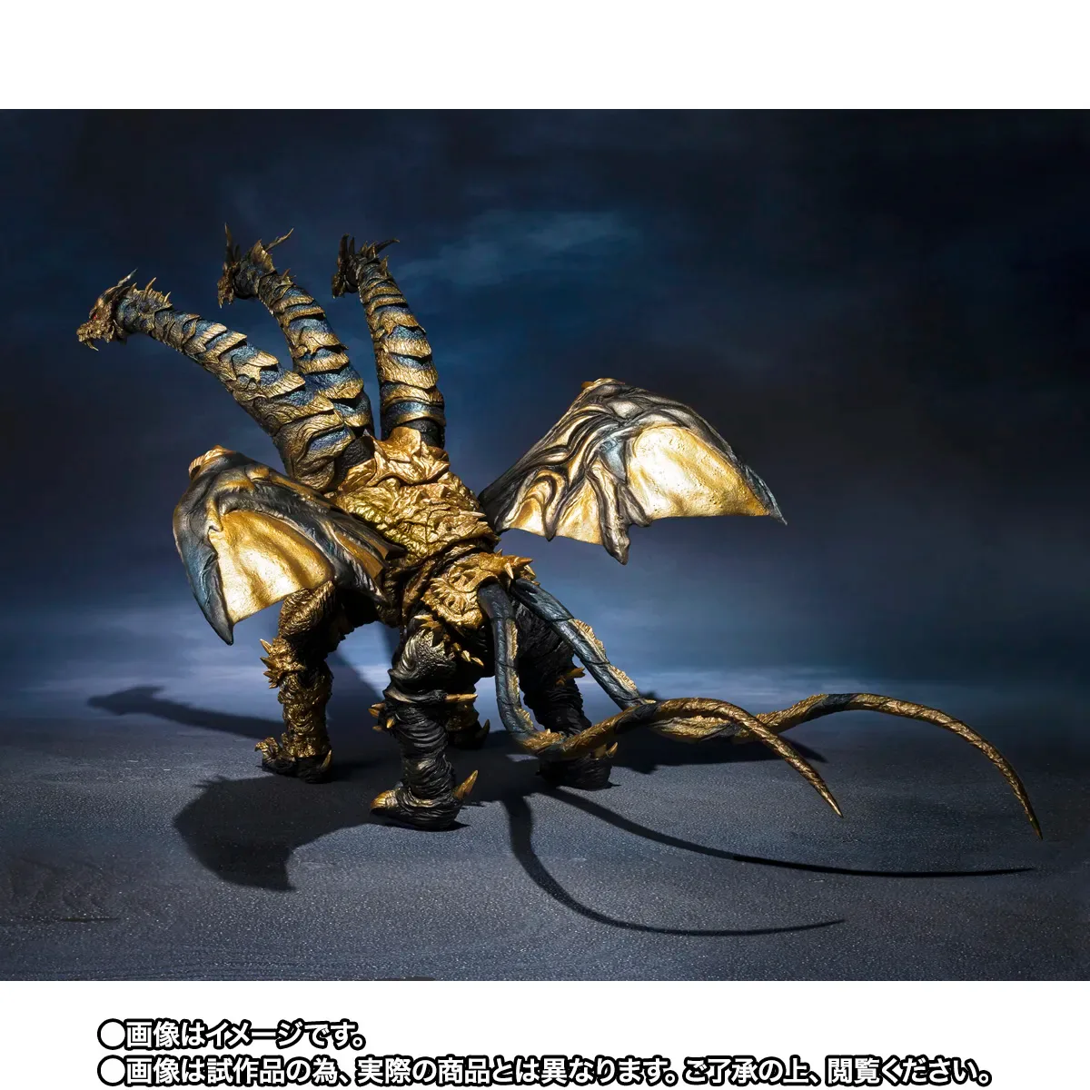 終極強敵降臨！S.H.MonsterArts《哥吉拉最後戰役》凱薩基多拉登場，壓倒性魄力巨軀重現 細節特寫