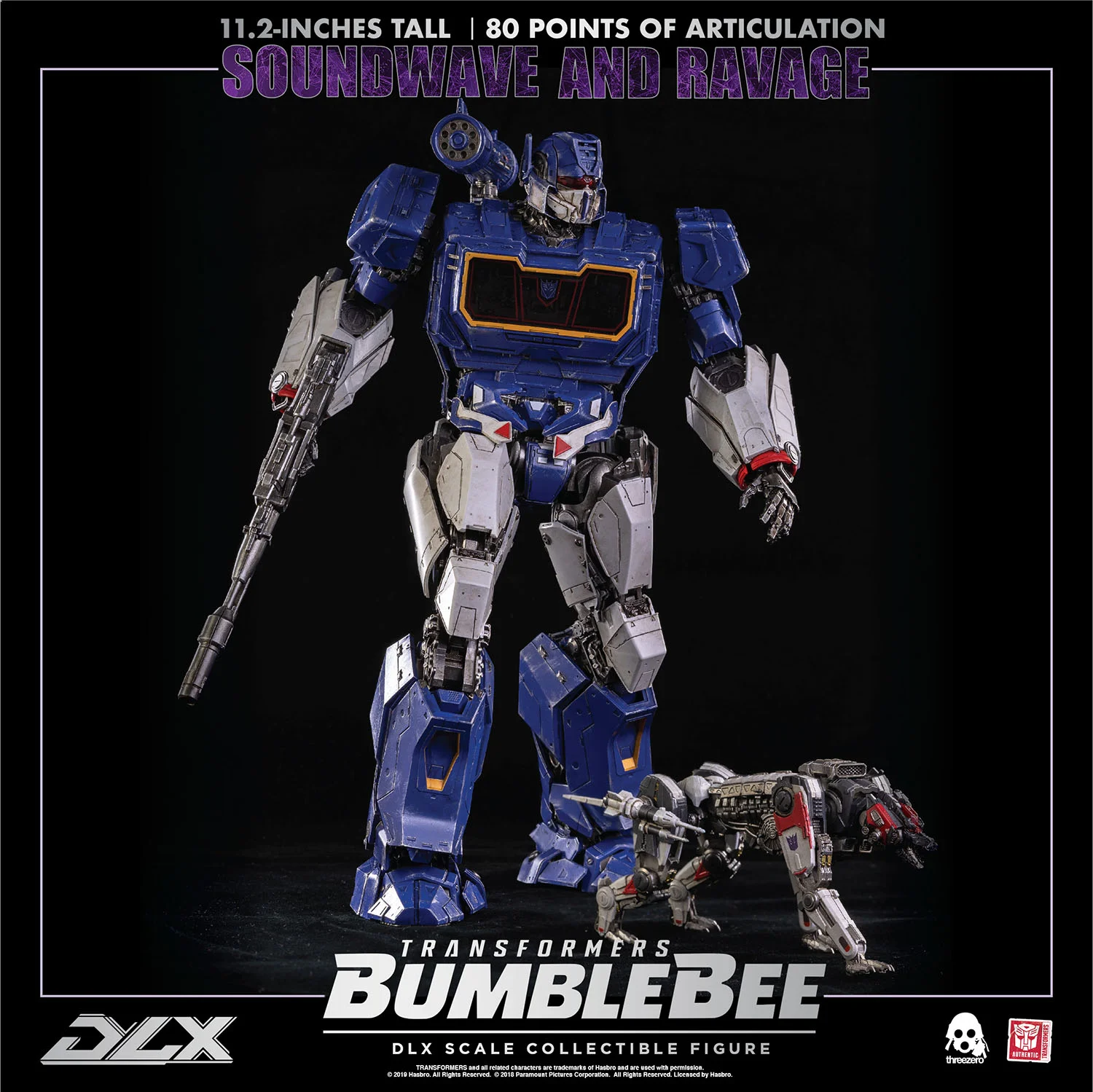 Threezero DLX《變形金剛》音波與機器狗(Soundwave and Ravage) 展示圖 (6)