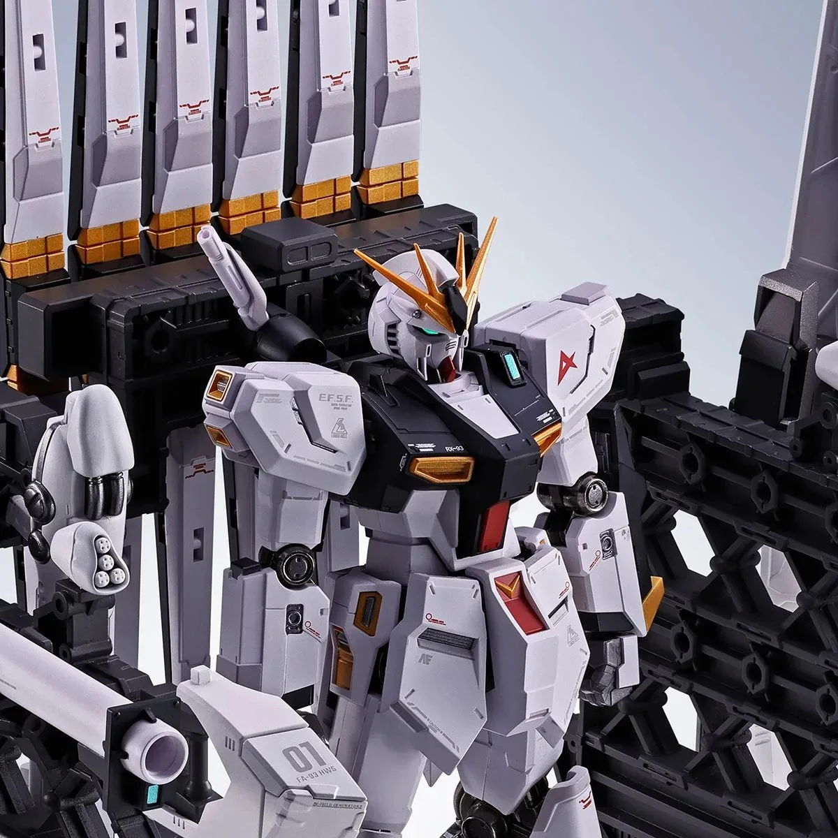 重裝火力全面武裝!METAL ROBOT魂《機動戰士鋼彈 逆襲的夏亞》ν鋼彈專用 HWS 與展示配件組發表