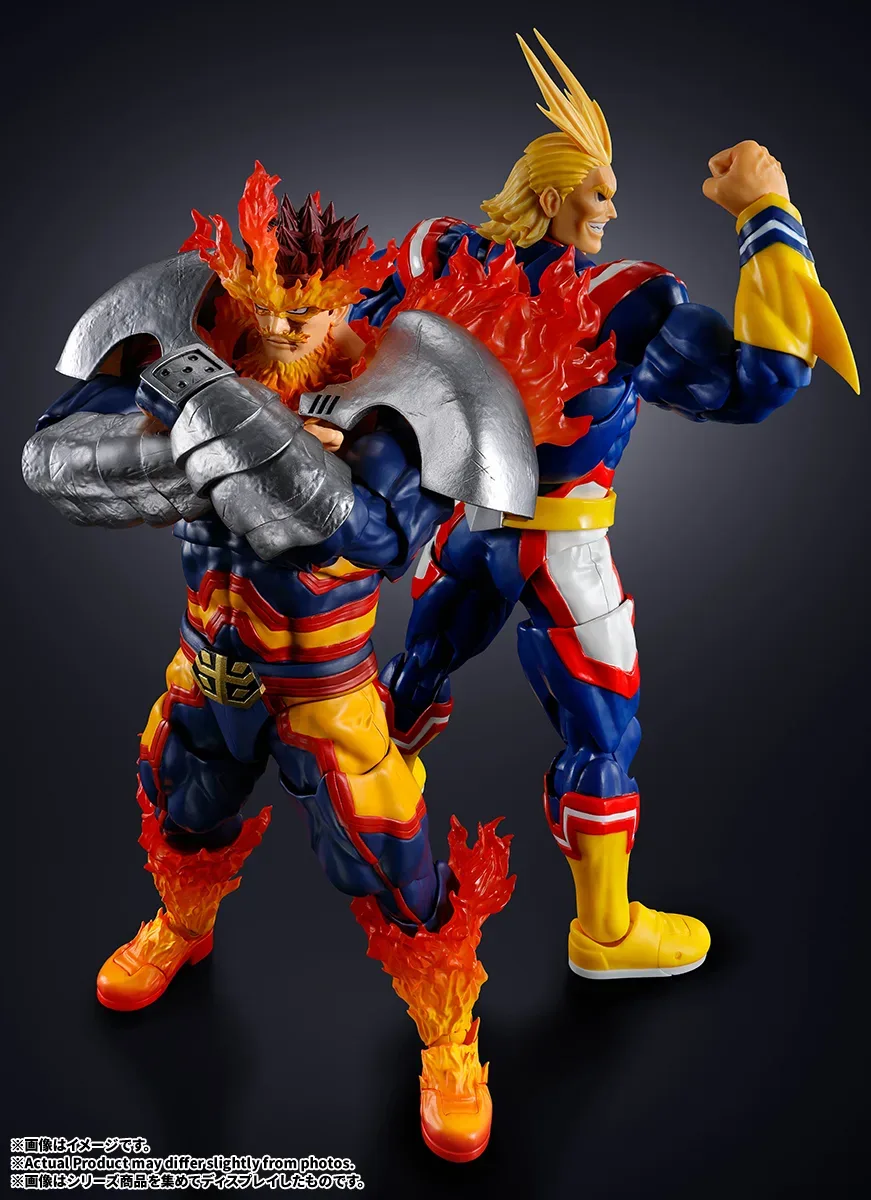 《我的英雄學院》No.1 英雄霸氣降臨!萬代 S.H.Figuarts「奮進人」可動公仔 魁梧體魄與燃燒特效震撼登場 細節特寫