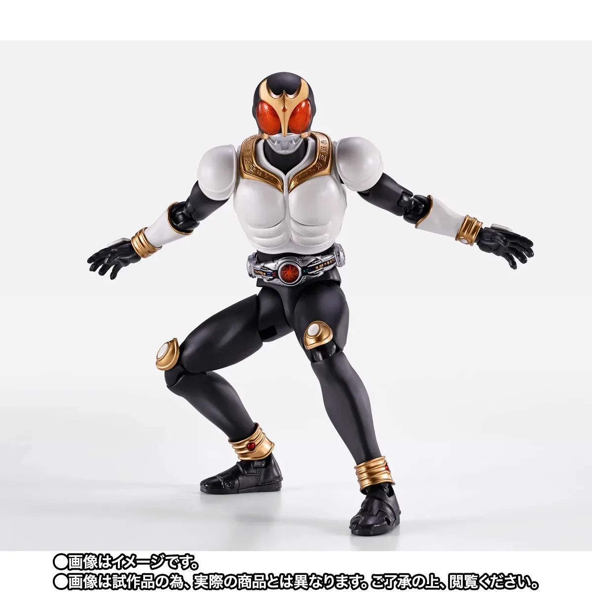 S.H.Figuarts 真骨彫製法《假面騎士空我》初生型態 55週年紀念版登場 附屬經典三連踢發光腳踝配件 細節特寫