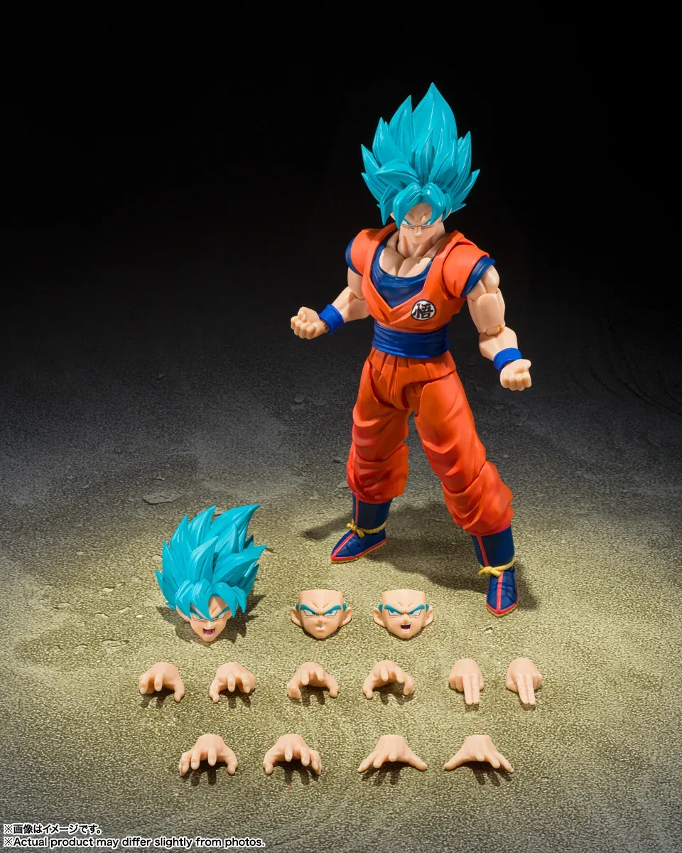 S.H.Figuarts《七龍珠超》超賽神超賽孫悟空〈超越極限的蒼藍之力〉開放預購!經典超藍造型2027年4月出貨 細節特寫
