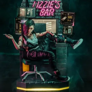 PureArts《電馭叛客 2077》茱蒂 1/4 雕像:夜城旗艦工藝完全評測