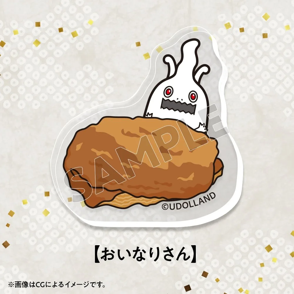 小烏多拉 壓克力立體貼紙【稻荷豆皮壽司】 官方商品照