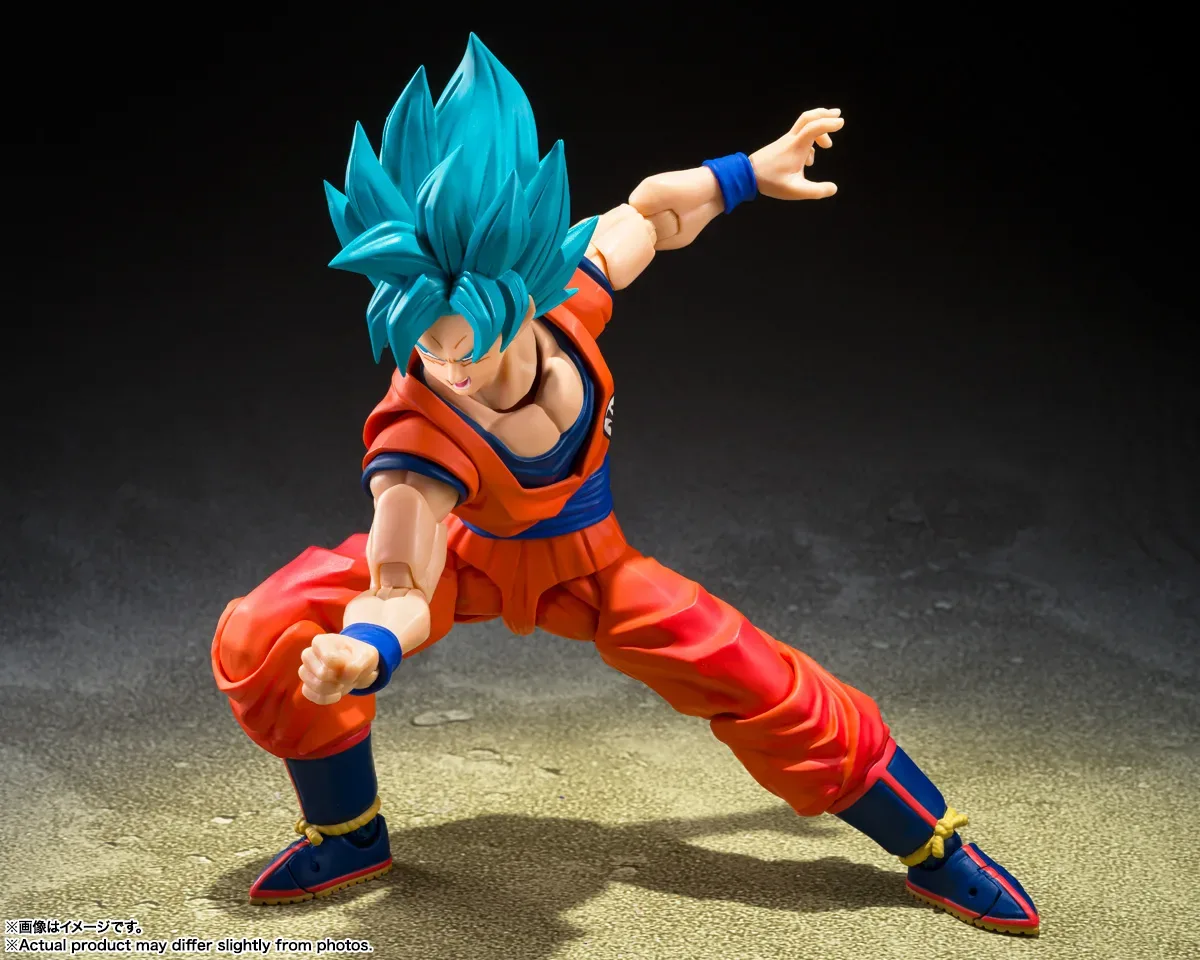 S.H.Figuarts《七龍珠超》超賽神超賽孫悟空〈超越極限的蒼藍之力〉開放預購!經典超藍造型2027年4月出貨 細節特寫