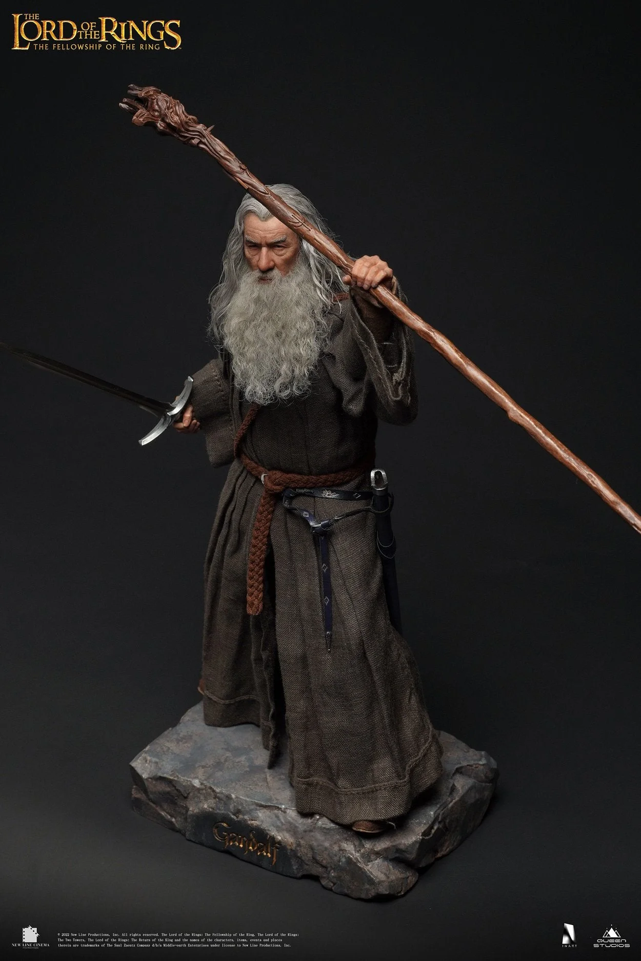 INART《魔戒:首部曲》灰袍甘道夫(Gandalf the Grey)1/6 收藏級可動人偶 細節展示 (9)