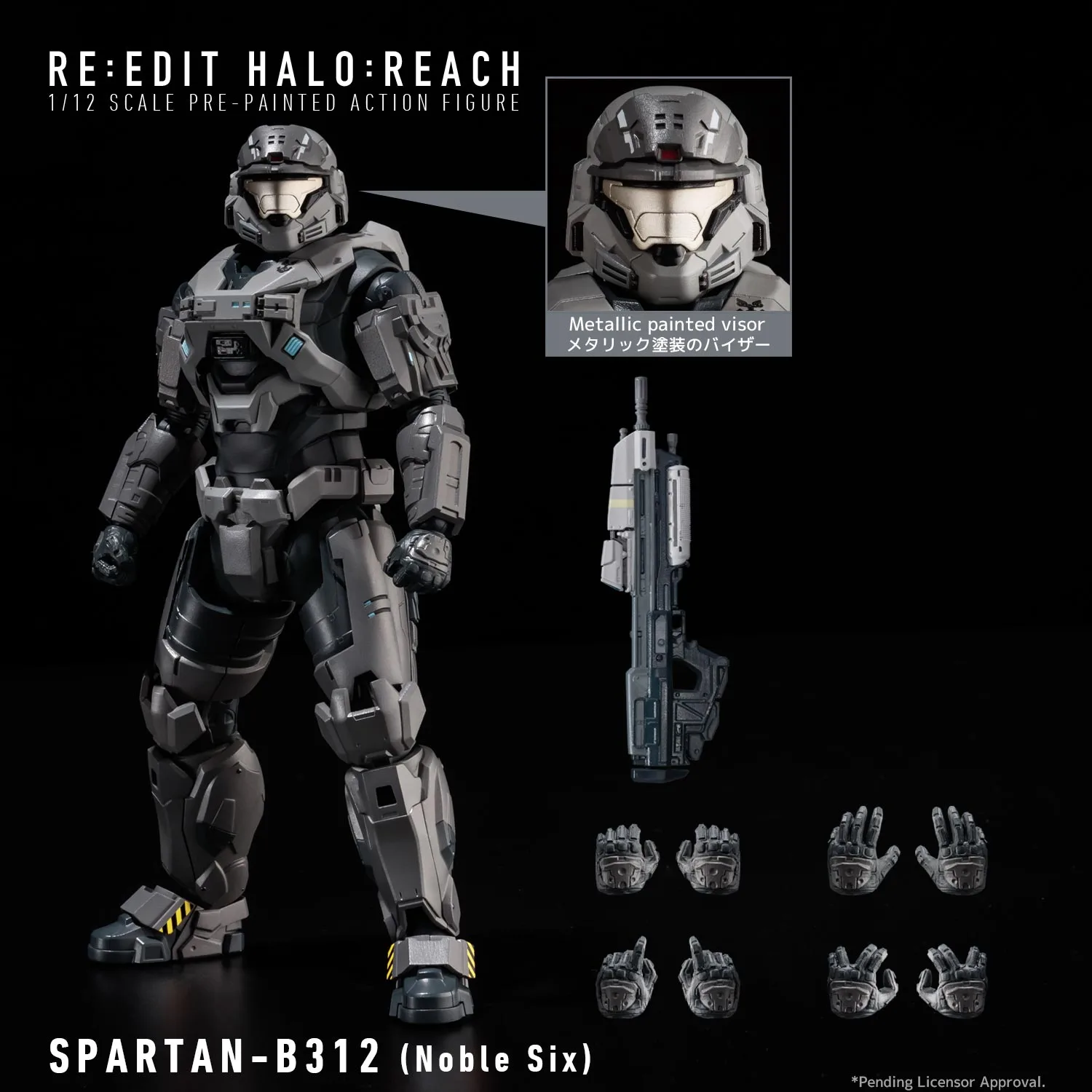 千值練 1/12 HALO 貴族小隊 Noble 6:孤狼傳奇旗艦評測 展示照