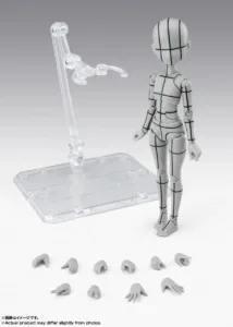 作畫練功神器登場！S.H.Figuarts 素體妹 杉森建線框版 2026年8月29日正式發售