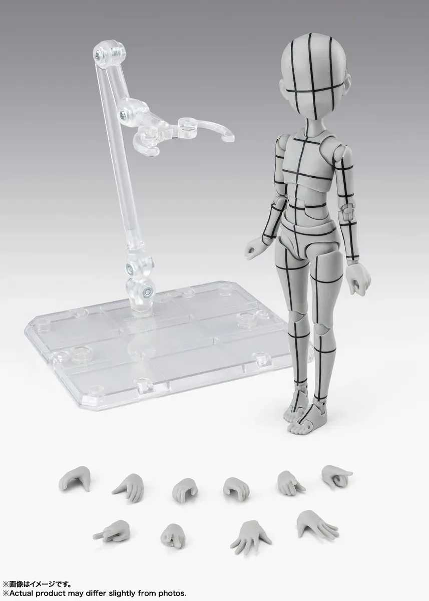 作畫練功神器登場!S.H.Figuarts 素體妹 杉森建線框版 2026年8月29日正式發售